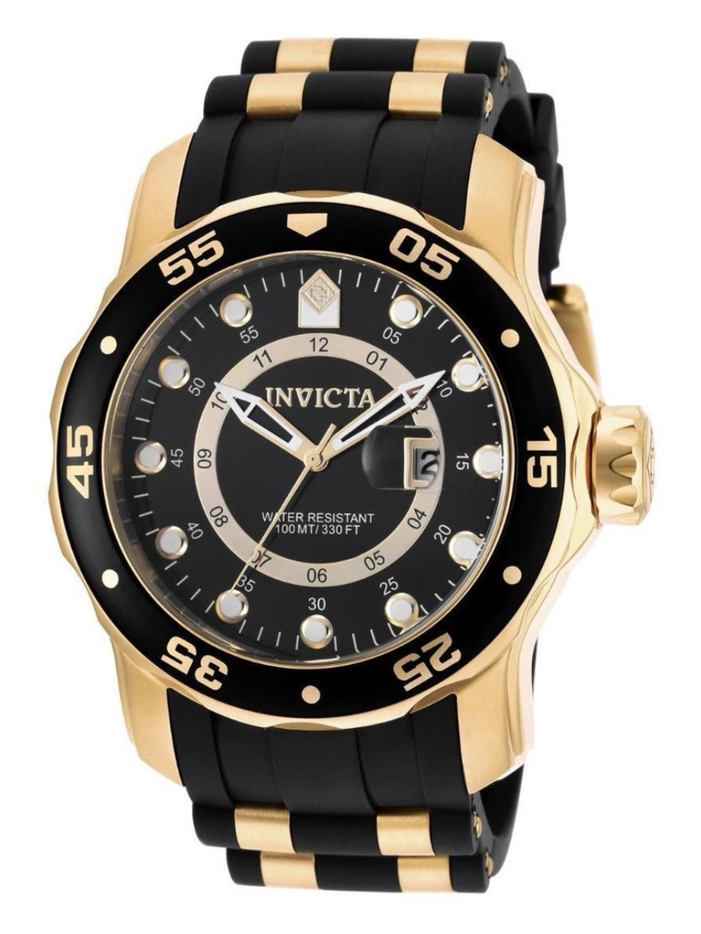 New Invicta Pro Diver SCUBA
Swiss Ronda 515.24H Caliber
Men's Watch - 48mm, Gold